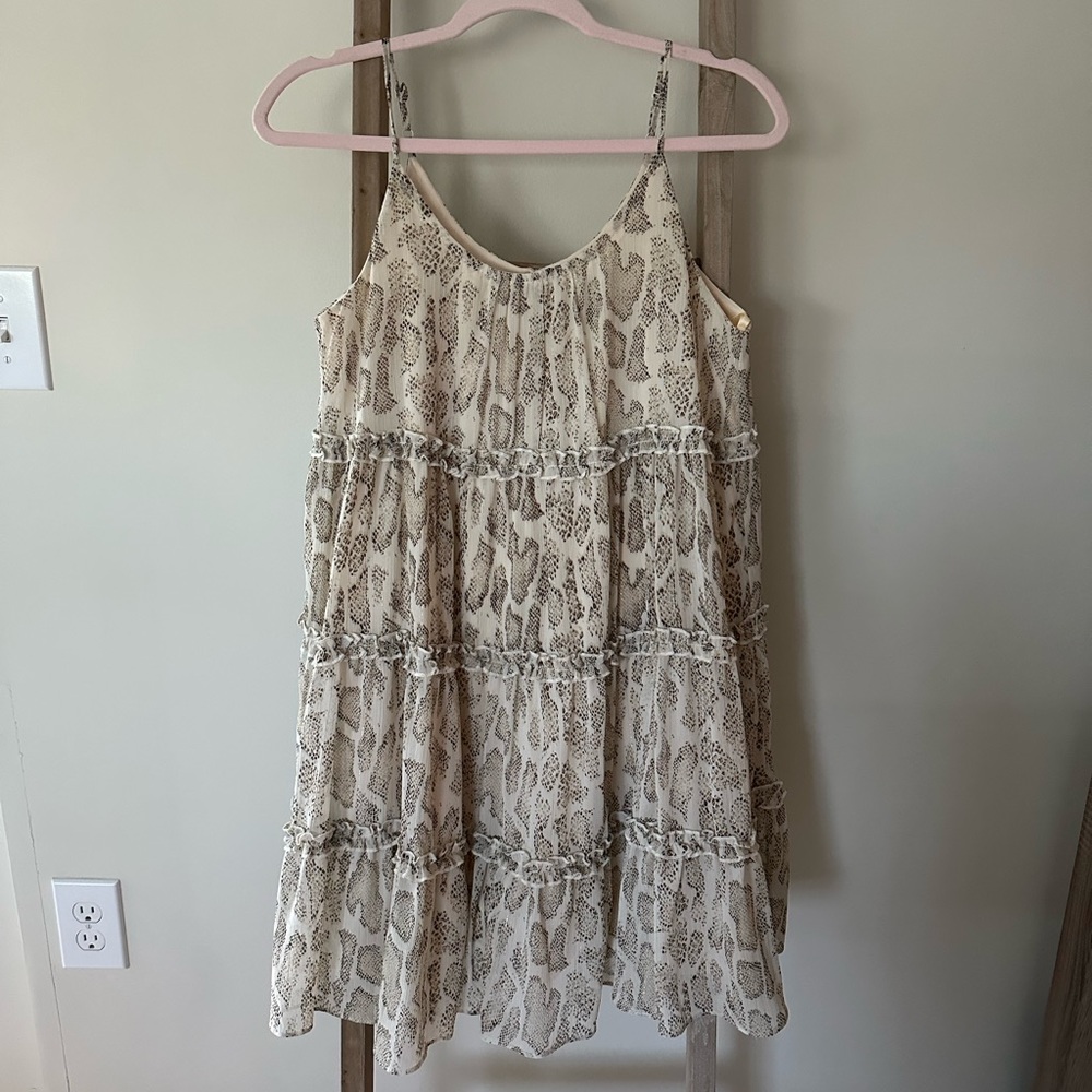 She + Sky snake print dress